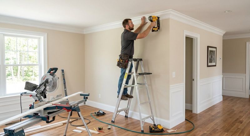 Chair Molding Installation